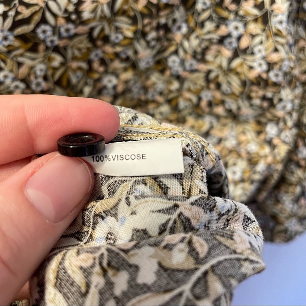 Firstribe‎ Surf Culture Large Short Sleeve Button Up Shirt Floral Artsy Bold - Picture 7 of 15